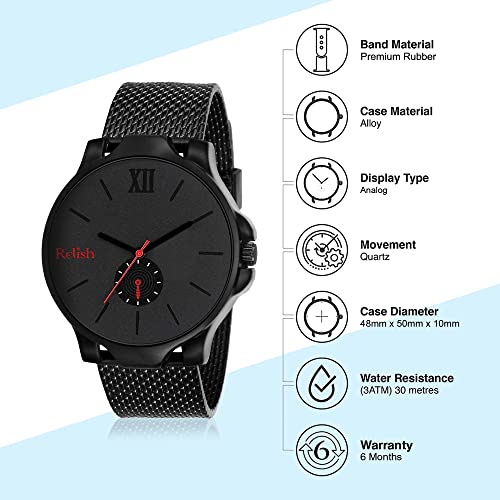 Relish Analog Watch, Rakhi, Roli Chawal and Wishing Card Gift for Brother | Rakhi for Brother with Gift Combo Set Brother Rakhi Gift Set - Image 5