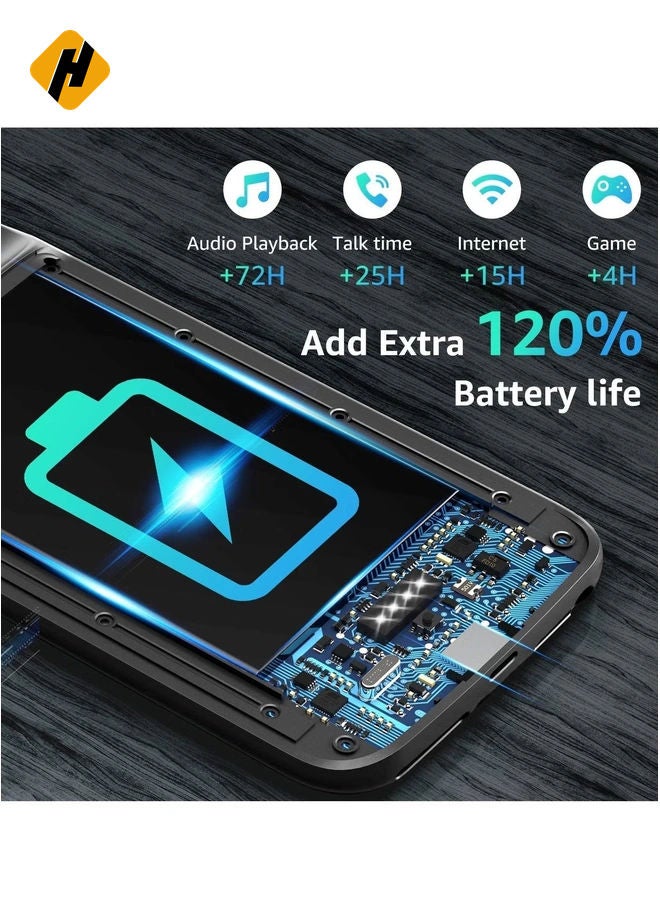 HuHa Battery Case for iPhone 6s Plus/6 Plus/7 Plus/8 Plus,4000mAh Portable Charging Case External Battery Pack - Image 3