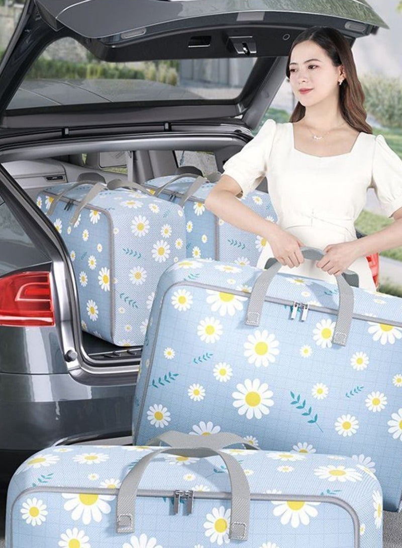 3 Pcs 55*50*25cm Space Saving Self Compression Organizer, Compression Storage Bags Space Saver Bags for Storing Clothes, Comforters, Blankets, Pillows - Image 4