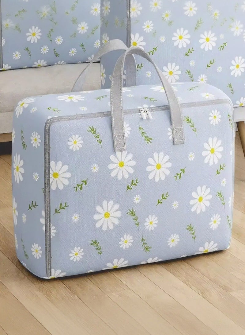 3 Pcs 55*50*25cm Space Saving Self Compression Organizer, Compression Storage Bags Space Saver Bags for Storing Clothes, Comforters, Blankets, Pillows - Image 3