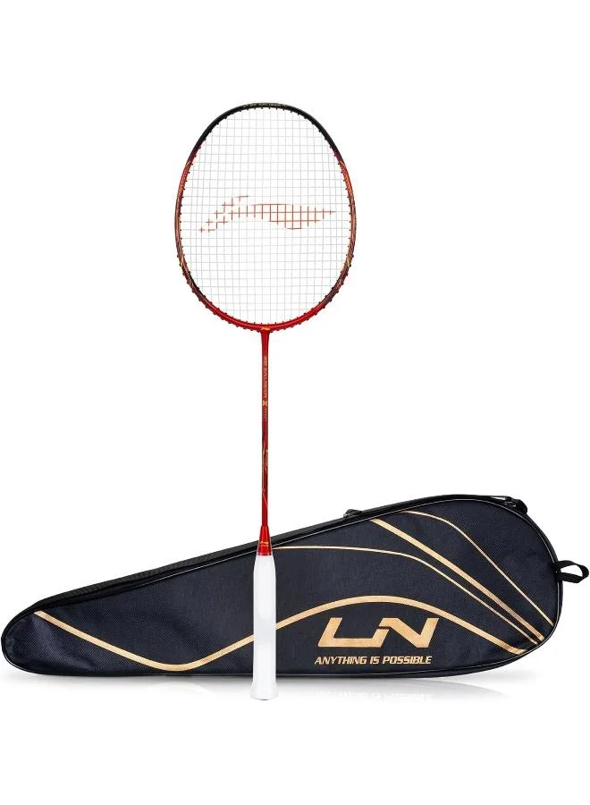 لي-نينج مضرب تنس الريشة لي نينغ     كربون جرافيت مشدود،  جرام، شد  رطل مع غطاء كامل مجاني