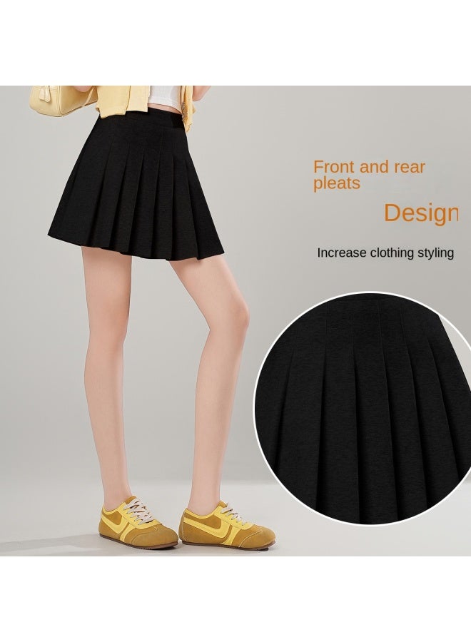 【casual Fashion Pleated Skirt】 مجموعة جديدة للصيف ميكرو-مطوي مرن مبطن عالي الجودة تنورة قصيرة تنورة ميدي للنساء - Image 3