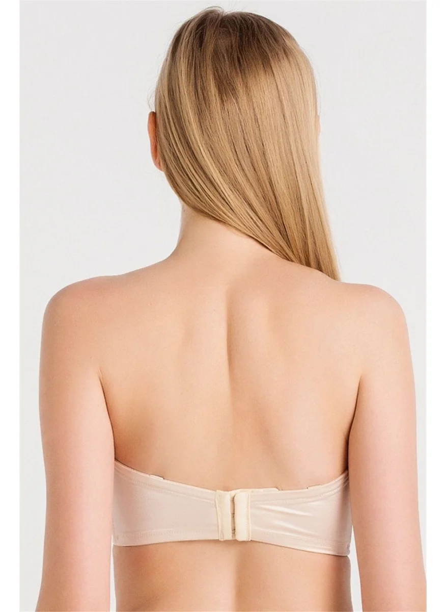 Magic Form 7038 Women's Tension Plain Fabric Large Size Thin Sponge Strapless Strapless Bra