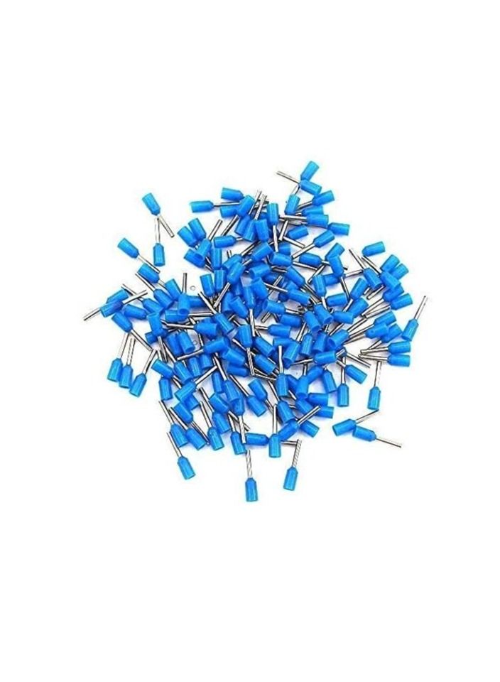 Insulated Ferrules Terminal Block Cord End Wire Tubular Connector, Electrical Crimp Cable Lugs, Terminal Cable Crimp Cable Sleeve for Wire Connection (Pack of 100) (0.75mm - E7508, Grey) - Image 2