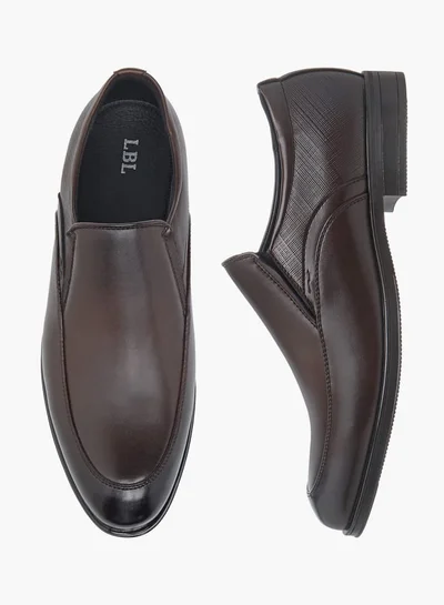 LBL by Shoexpress Men Textured Slip-On Loafers