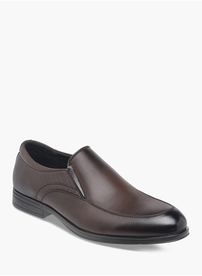 LBL by Shoexpress Men Textured Slip-On Loafers  - Image 2