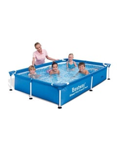 Bestway 56401-Steel Pro Rectangular Frame Above Ground Swimming Pool 2.21mx1.50mx43cm, 1200L  - Image 2