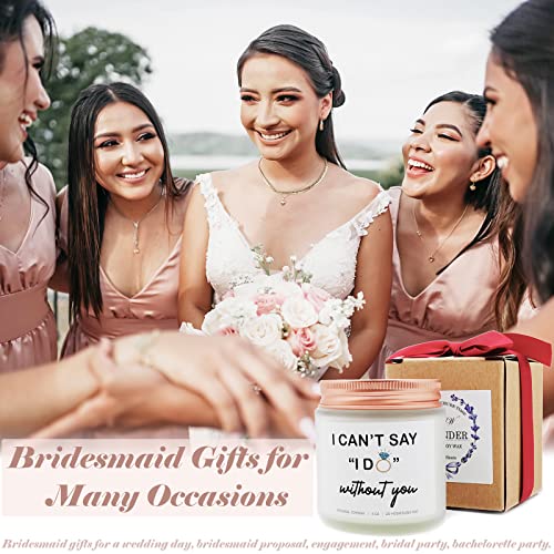 FYBW I Can't Say I Do Without You Lavender Scented Candles,Funny Bridesmaid Gifts Wedding Day,Engagement Gift for Boyfriend,Wife (4 OZ) - Image 2