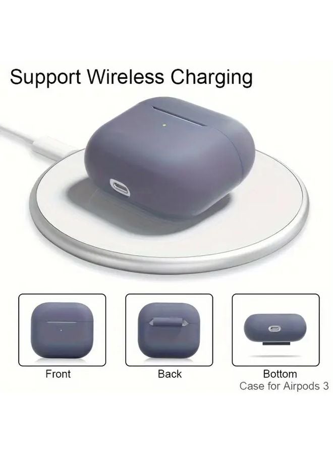 Black Soft Flexible Protective Case Cover for AirPods 3 Minimalist Design - Image 4