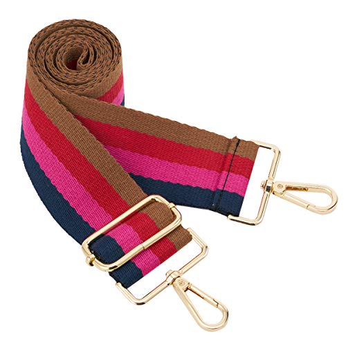 ZOOEASS Wide Shoulder Strap Adjustable Replacement Belt Crossbody Canvas Bag Handbag (wide: 1.97"(5CM) Color8) - Image 1