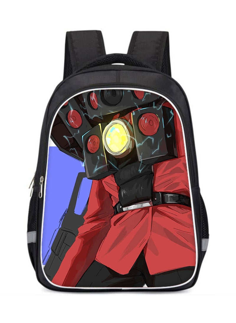 Toilet man game student backpack school bag skibidi toilet school bag - Image 1