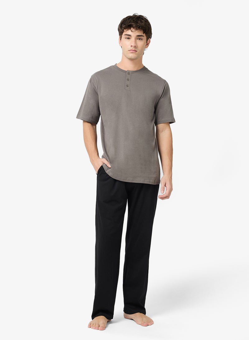 Seventy Five Nightwear T-Shirt and Pant Set - Image 1