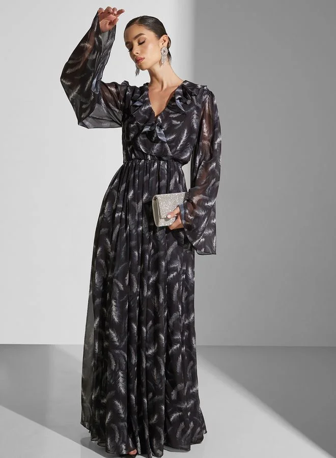 Virgos Lounge Floral Printed Dress