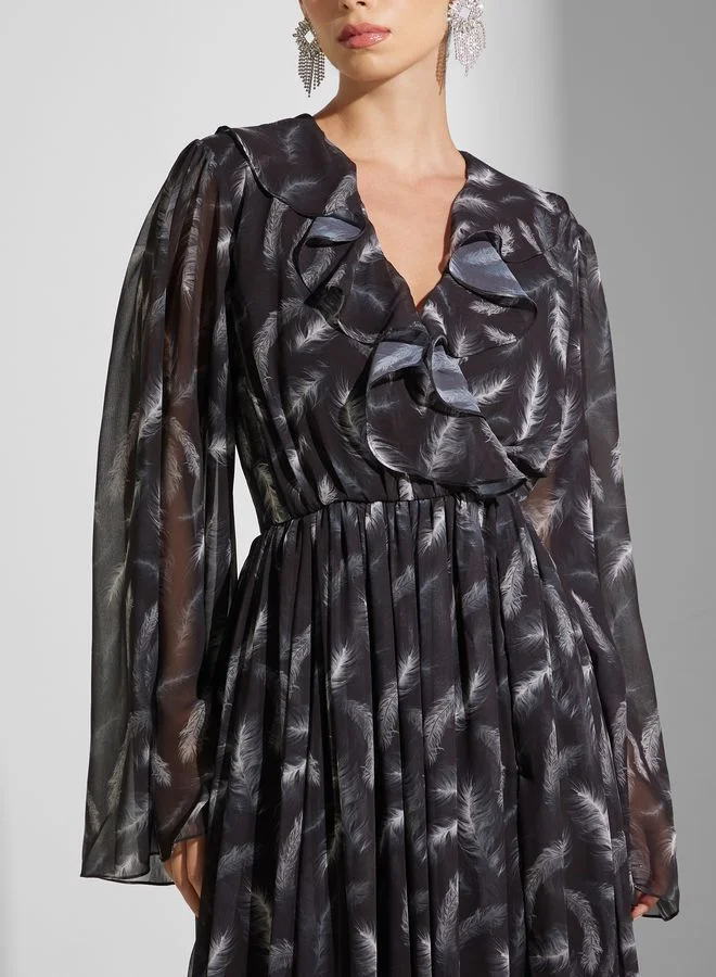 Virgos Lounge Floral Printed Dress