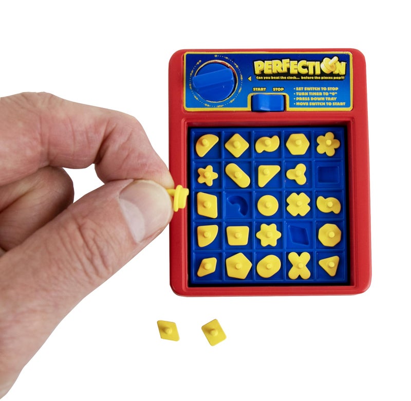 World's Smallest Worlds Smallest Perfection Fully Functional Miniature Game Classic FastPaced Shape Game for Kids and Adults Board Game Family Games Travel Game Stocking Stuffers Easter Baskets Ages 6 and Up - Image 3
