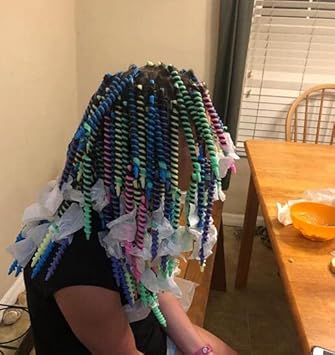 ericotry 18Pcs Plastic Spiral Hair Perm Rod Spiral Rod Barber Hairdressing Styling Curling Perm Rod Hair Rollers Salon Tools for Women Girls - Image 5