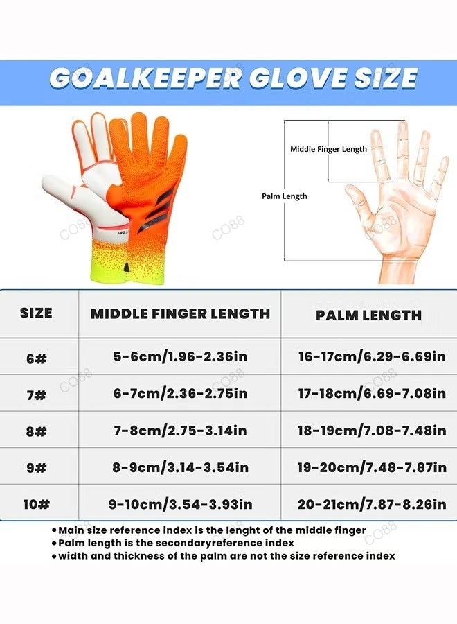 CO88 Football Training Professional Pro Fingersave Goalkeeper Gloves - Image 2