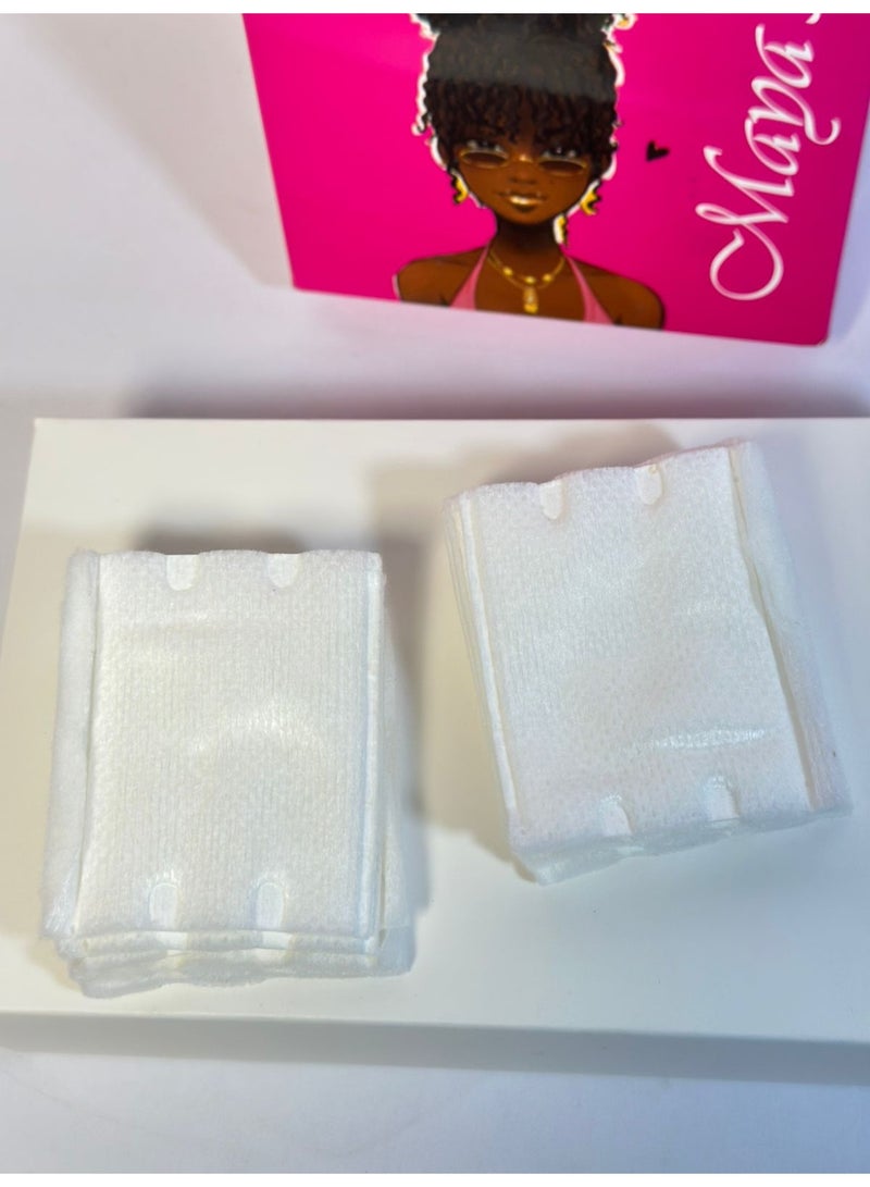 Soft 3Layer Cotton Pads Organic Makeup Remover Rounds Biodegradable for Facial Toner Application Bulk 100PCS - Image 2