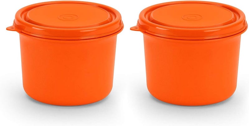 SOPL-OLIVEWARE oliveware Benny Microwave Containers With Bpa Free Airtight Lid, Stainless Steel Container, Leak Proof, Home & Office Use, Set Of 2 (600Ml)- Orange, Bronze - Image 4