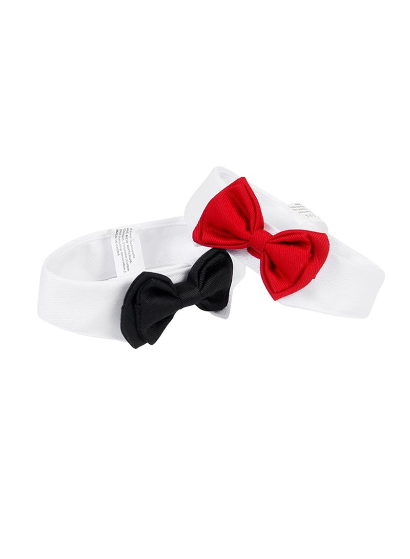 Pet Bow Tie Collar for Cats & Dogs, Black, L - Image 3