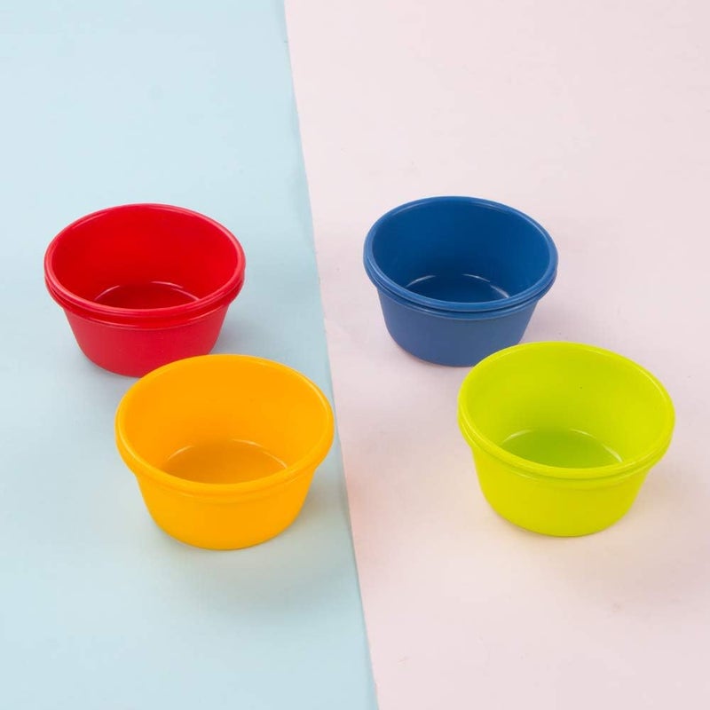 Webake Silicone Cupcake Baking Cups Set of 8, Air Fryer Muffin Pan Jumbo Muffin Liners Reusable Large Individual Muffin Tin, 3.5 Inch Mini Cake Pan Salad Dressing Container, BPA Free - Image 5