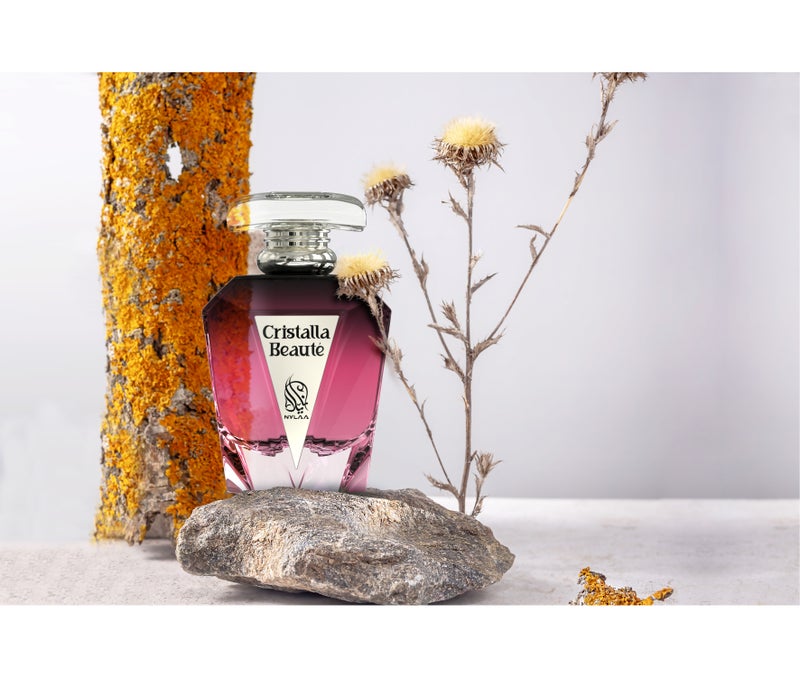 NYLAA Cristalla Beaute Eau De Parfum(EDP) 100ML | Premium Perfume for Women | Long Lasting Fragrance | Daily Use Perfume - Image 5