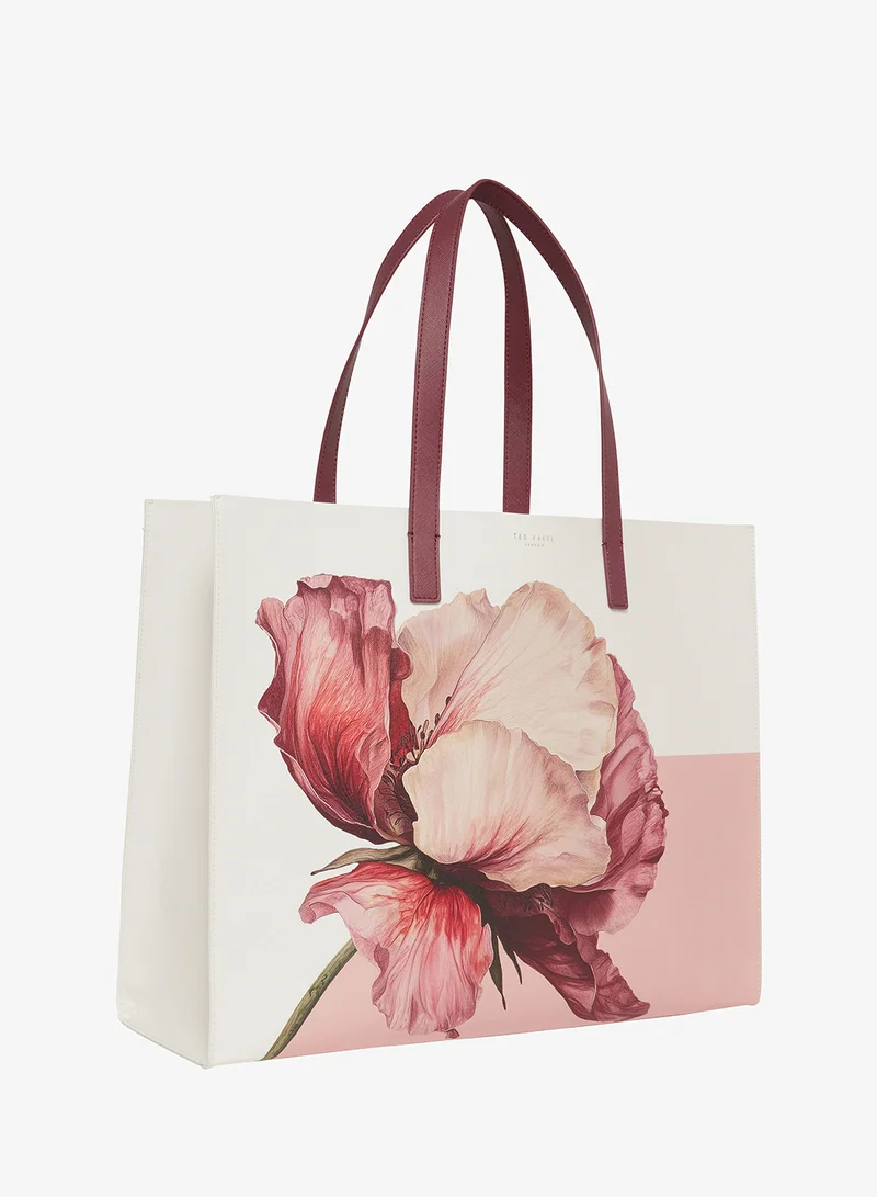 Ted Baker  Shelien Printed Flower Large Icon Tote for Women | Best Price UAE