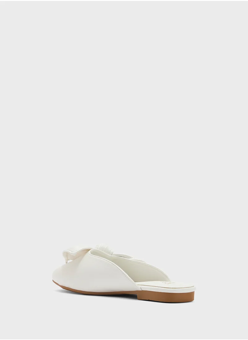 ايلا Slip On Mule With Bow