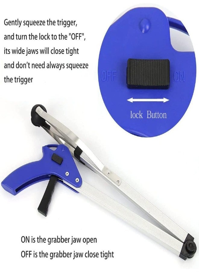 Horizonite 32 Inch Foldable Grabber Pick - Up Tool | Extra Long Reach Lightweight Trash Picker Stick with Strong Grip | Ideal for Elderly Garden Cleaning Litter Collection & Limited Mobility Users - Image 4