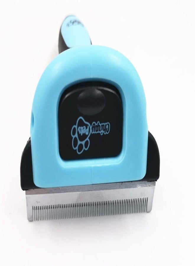 Chirpy Pets Pet Grooming Dog & Cat Brush For Shedding, Effective for Long & Short Hair Pet Grooming Tool, Reduces Dogs and Cats Shedding Hair By More Than 95%, The Professional Deshedding Tool (Small) - Image 3