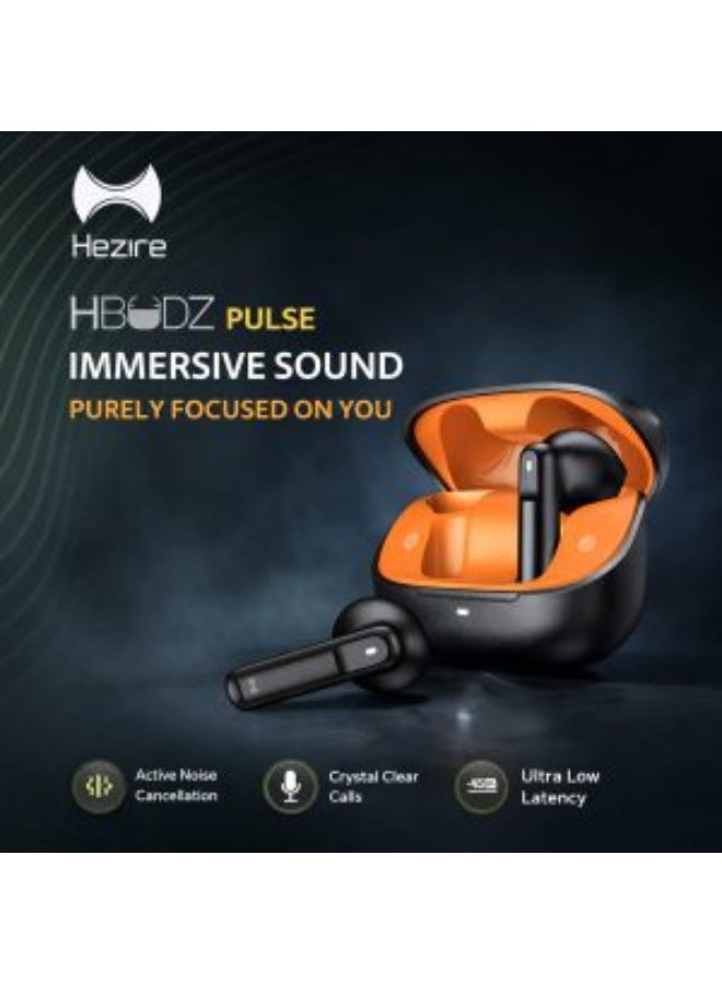 هيزاير سماعات أذن لاسلكية Hezire HBODZ Pulse Hybrid بخاصية إلغاء الضوضاء (ANC) - Image 1
