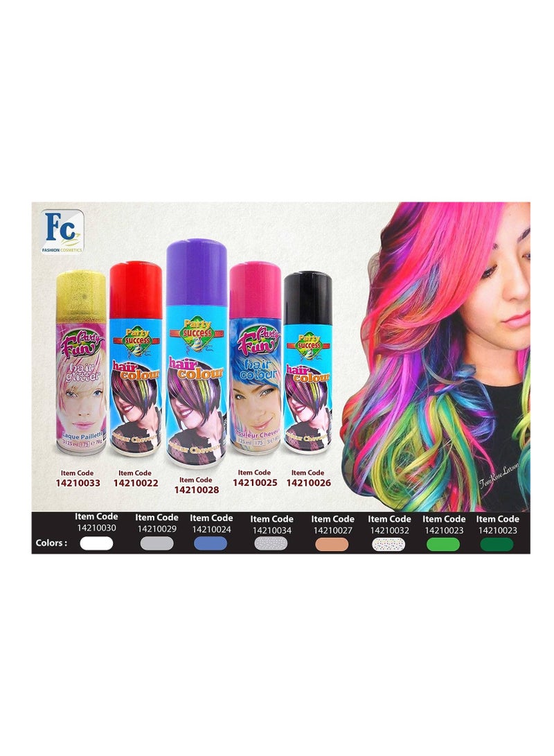 PARTY SUCCESS Temporary Hair Colour Spray Red 125ml - Image 2