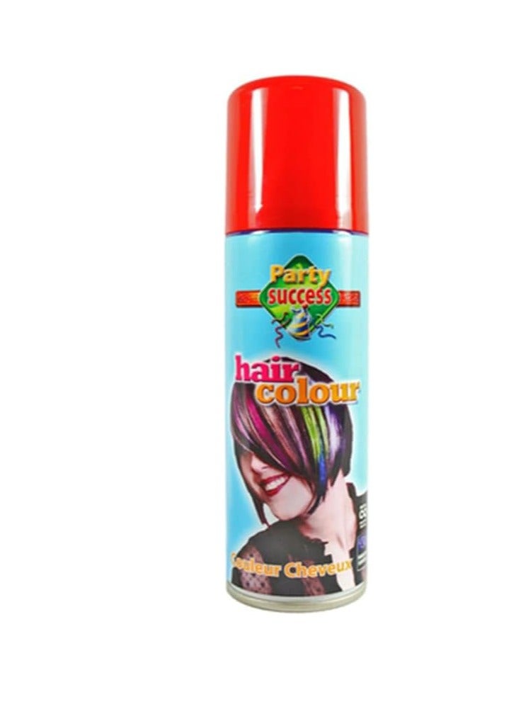 PARTY SUCCESS Temporary Hair Colour Spray Red 125ml - Image 1
