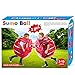 sunshinemall 2 Pack inflatable bumper for kids bumper bounce ball for Kids kid sumo Balls Lawn game ball for child outdoor team gaming play for 312 ages 24 inch redred - Image 3