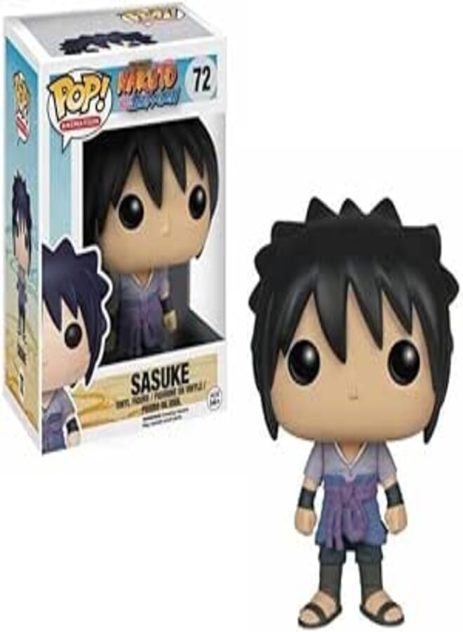 Funko pop Anime Peripheral Naruto Sasuke doll model, Multi Color