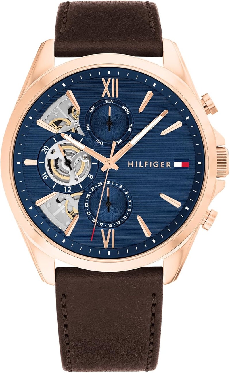 Tommy Hilfiger Men's Blue Dial Chronograph Watch - Image 1