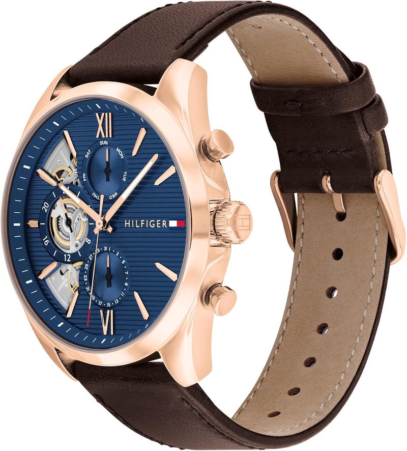 Tommy Hilfiger Men's Blue Dial Chronograph Watch - Image 2