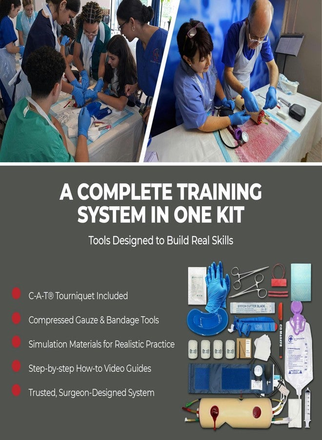 The Apprentice Doctor Stop The Bleed Kit by The Apprentice Doctor - Tourniquet NOT Included - Bleeding Control Kit with an Accredited Online Course Designed to Train Members of The Public & Training Medical Professionals - Image 3