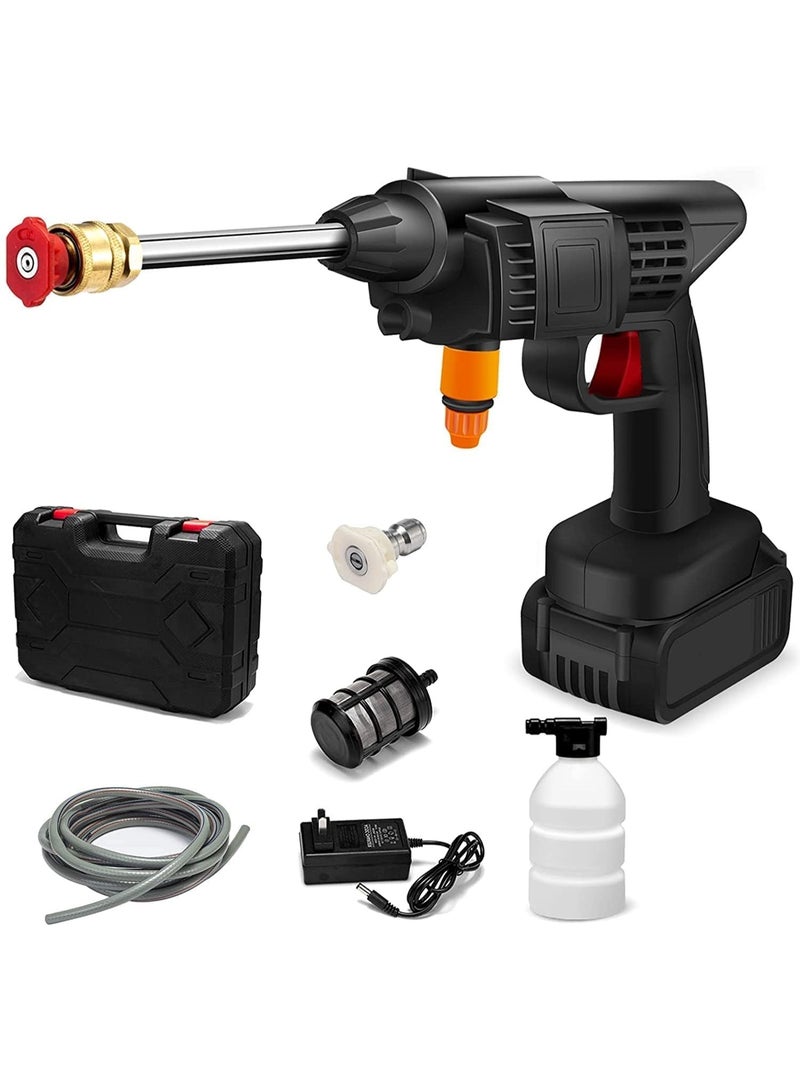 Hedge High Pressure Car Washer Car Cleaning 48V Rechargeable Electric Pressure Washer Gun Machine Tool for Car Bike Gardening with Adjustable 3in1 Nozzle - Image 3