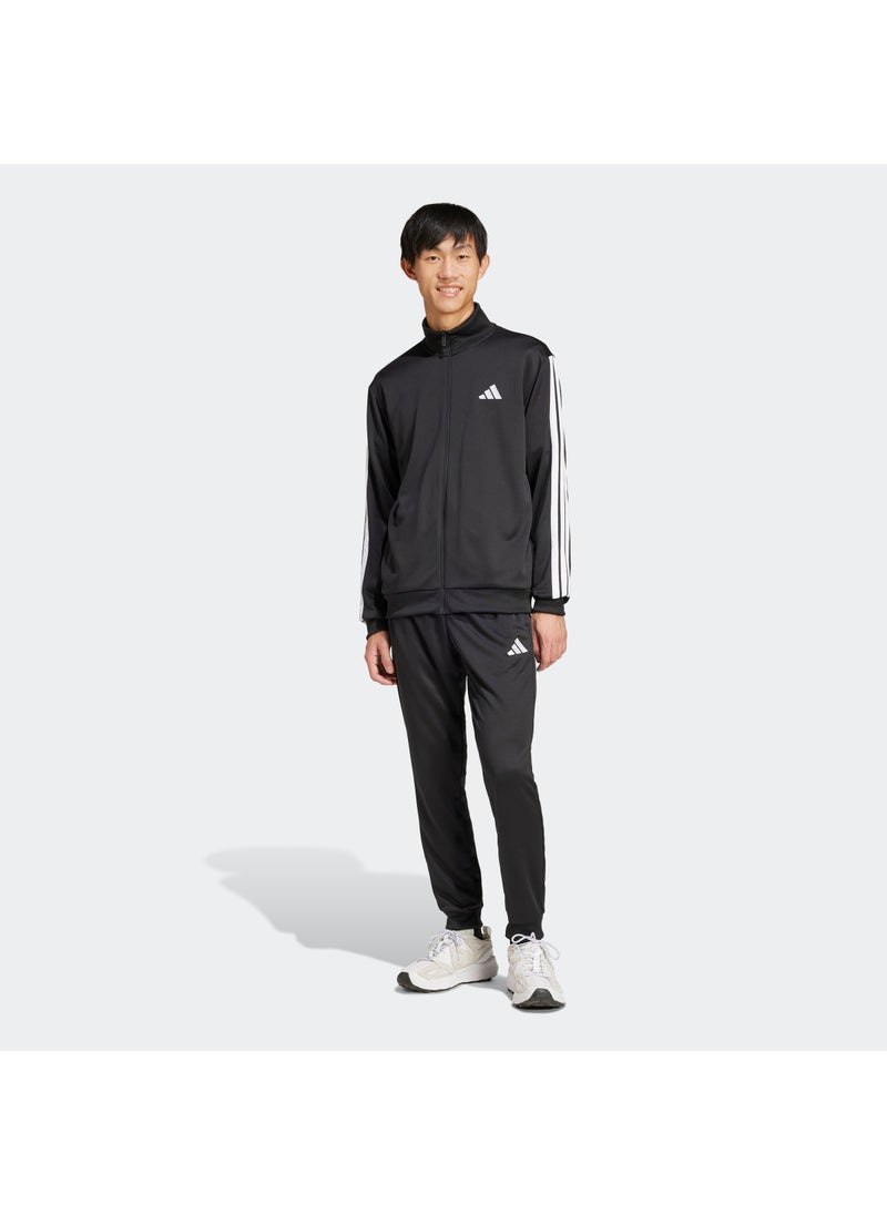 Adidas - Sportswear Basic 3 Stripes French Terry Track Suit - Image 1