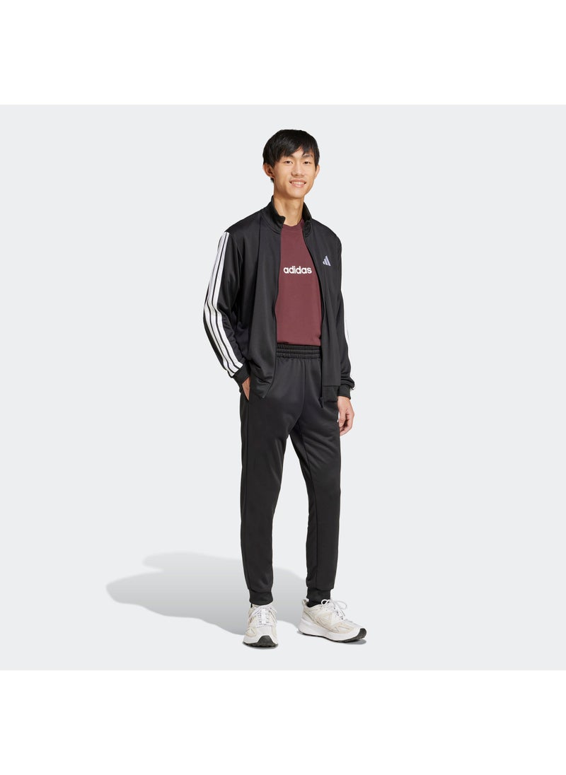 Adidas - Sportswear Basic 3 Stripes French Terry Track Suit - Image 1