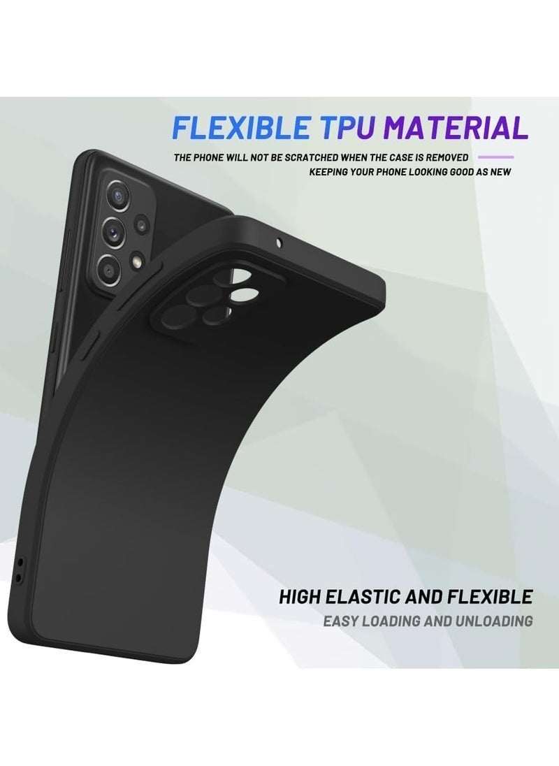MUNTAQI Samsung Galaxy A23 Case Black, Scratch Resistant with Soft Touch, Slim Thin Phone Cover for Samsung Galaxy A23 - Image 4