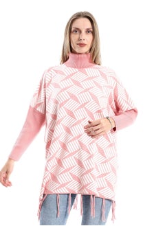 Womens High Neck Wool Shirt