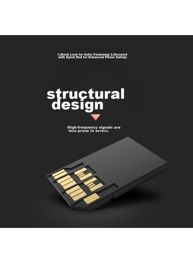 DM Daimai Tf To Sd Card Adapter, Small Card To Large Card Converter, Storage Card Holder Compatible With Dslr Cameras, High-speed Memory Card, Sd-joy4.0 - Image 4