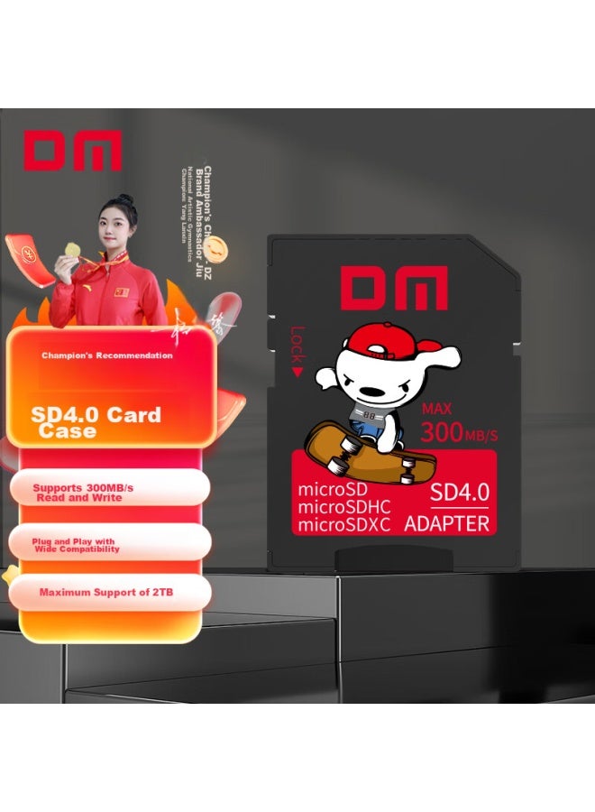 DM Daimai Tf To Sd Card Adapter, Small Card To Large Card Converter, Storage Card Holder Compatible With Dslr Cameras, High-speed Memory Card, Sd-joy4.0 - Image 1