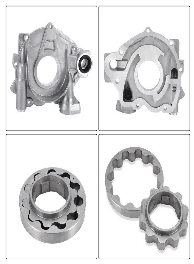 AULINK 12577097 12586647 K322 Oil Pump For Buick Rainier,Chevy Colorado Trailblazer,GMC Canyon Envoy,Hummer H3,Isuzu Ascender i-280 i-290 i-350 i-370,Oldsmobile Saab 2.8L 2.9L 3.5L 3.7L 4.2L 2002-2012 - Image 3
