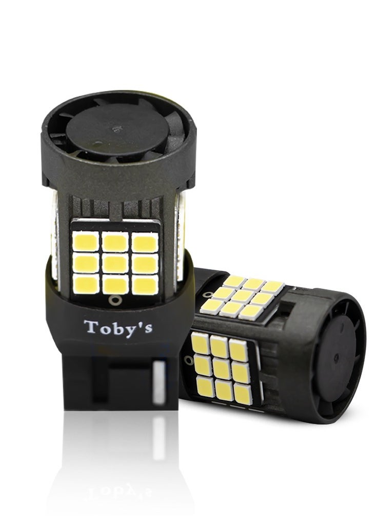 Toby's Toby's Super Bright Power T20 7440 36SMD LED Bulbs with 2835 Chip replacement for Back Up Reverse Brake Lights (White)  - Image 1