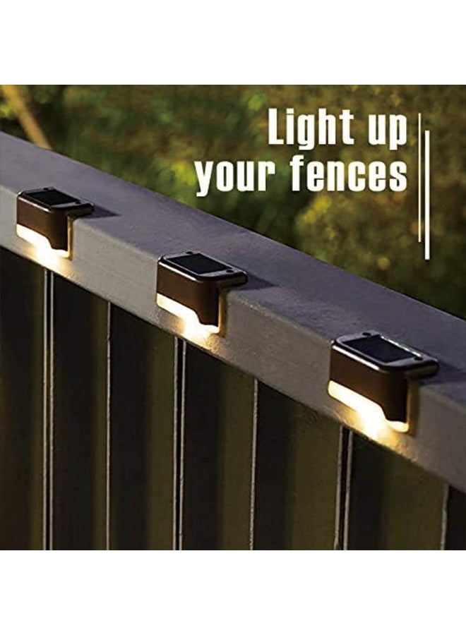 Generic Led Solar Deck Lights, 16 Pack Waterproof for Outdoor Stairs, Step, Fence, Railing, Yard and Patio (Warm White)  - Image 4