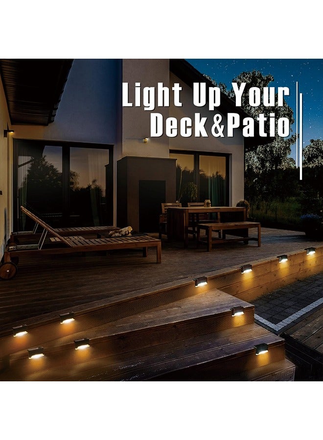 Generic Led Solar Deck Lights, 16 Pack Waterproof for Outdoor Stairs, Step, Fence, Railing, Yard and Patio (Warm White)  - Image 2