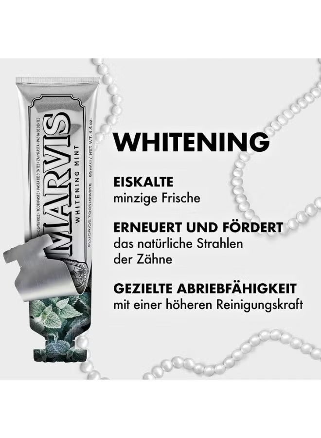 Marvis Whitening Mint Toothpaste - 85ml/4.4 oz Packed with Xylitol for Effective Teeth Whitening and Fresh Breath - Image 4